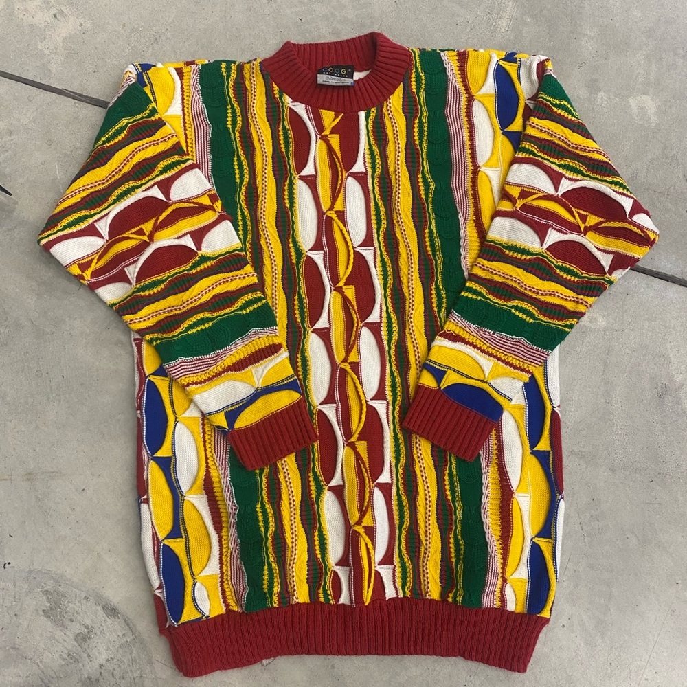 Coogi basics multicolor sweater